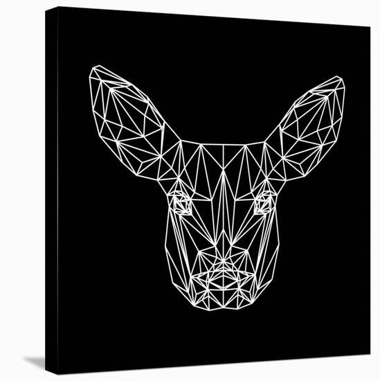 Baby Deer Polygon-Lisa Kroll-Stretched Canvas