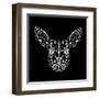 Baby Deer Polygon-Lisa Kroll-Framed Art Print