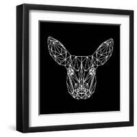 Baby Deer Polygon-Lisa Kroll-Framed Art Print