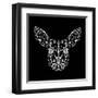 Baby Deer Polygon-Lisa Kroll-Framed Art Print