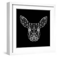 Baby Deer Polygon-Lisa Kroll-Framed Art Print