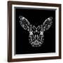 Baby Deer Polygon-Lisa Kroll-Framed Art Print