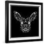 Baby Deer Polygon-Lisa Kroll-Framed Art Print