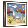 Baby Dippy The Diplodocus-Sophie Harding-Framed Premium Giclee Print