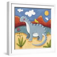 Baby Dippy The Diplodocus-Sophie Harding-Framed Premium Giclee Print