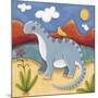 Baby Dippy The Diplodocus-Sophie Harding-Mounted Art Print