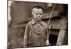 Baby Doffer 1910 Archival Photo Poster Print-null-Mounted Poster