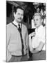 BABY DOLL, 1956 On the set, Eli Wallach and Carroll Baker (b/w photo)-null-Mounted Photo