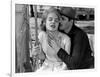 Baby Doll by Elia Kazan with Carroll Baker and Eli Wallach, 1956 (b/w photo)-null-Framed Photo