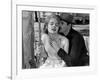 Baby Doll by Elia Kazan with Carroll Baker and Eli Wallach, 1956 (b/w photo)-null-Framed Photo