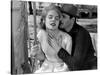 Baby Doll by Elia Kazan with Carroll Baker and Eli Wallach, 1956 (b/w photo)-null-Stretched Canvas