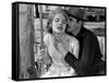 Baby Doll by Elia Kazan with Carroll Baker and Eli Wallach, 1956 (b/w photo)-null-Framed Stretched Canvas