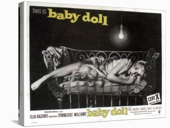 Baby Doll, Carroll Baker, 1956-null-Stretched Canvas