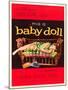 Baby Doll, Carroll Baker on US poster art, 1956-null-Mounted Art Print