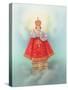 Baby Dressed in Papal Robes-Christo Monti-Stretched Canvas