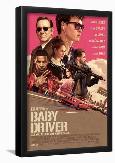 Baby Driver-null-Framed Poster