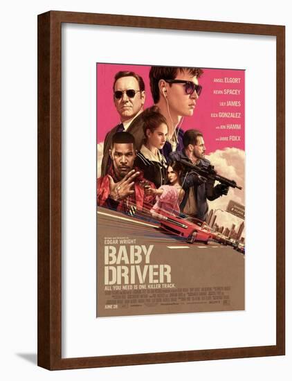 Baby Driver-null-Framed Poster