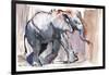 Baby Elephant, 2012-Mark Adlington-Framed Giclee Print