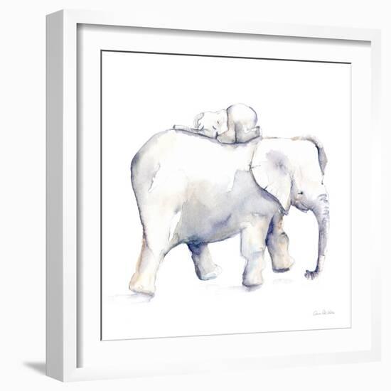Baby Elephant Love III-Aimee Del Valle-Framed Art Print