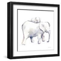 Baby Elephant Love III-Aimee Del Valle-Framed Art Print