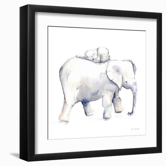 Baby Elephant Love III-Aimee Del Valle-Framed Art Print