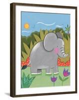 Baby Elephant-Sophie Harding-Framed Premium Giclee Print