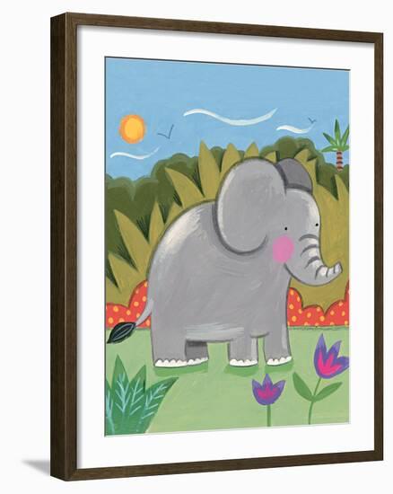 Baby Elephant-Sophie Harding-Framed Premium Giclee Print