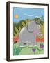 Baby Elephant-Sophie Harding-Framed Premium Giclee Print