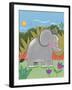 Baby Elephant-Sophie Harding-Framed Premium Giclee Print