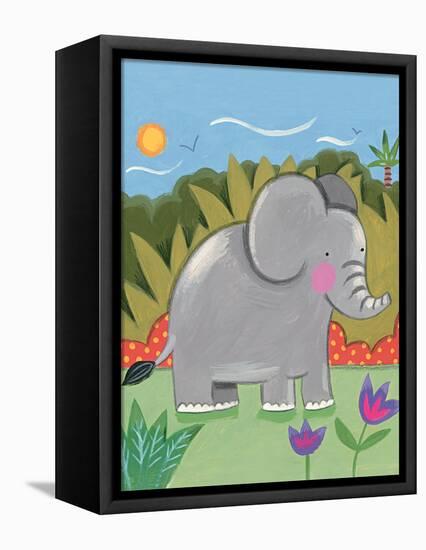 Baby Elephant-Sophie Harding-Framed Stretched Canvas