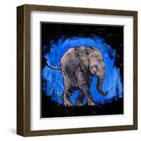 Baby Elephant-null-Framed Art Print