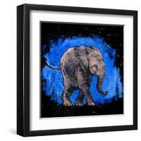 Baby Elephant-null-Framed Art Print