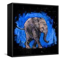 Baby Elephant-null-Framed Stretched Canvas