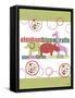 Baby Elephants Hippo Giraffe-Bee Sturgis-Framed Stretched Canvas