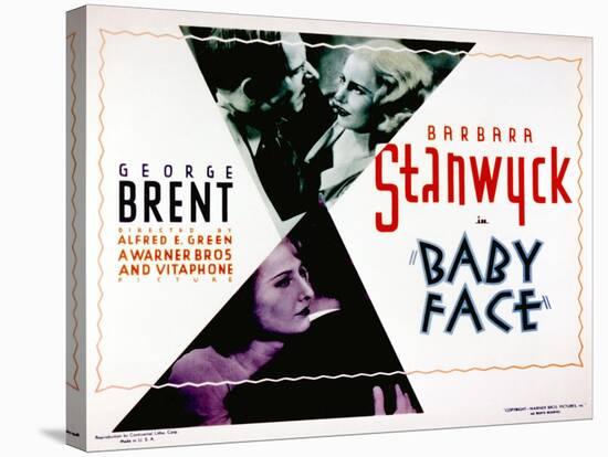 Baby Face, Douglass Dumbrille, Barbara Stanwyck, 1933-null-Stretched Canvas