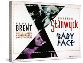 Baby Face, Douglass Dumbrille, Barbara Stanwyck, 1933-null-Stretched Canvas