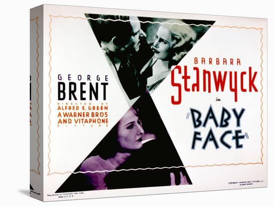 Baby Face, Douglass Dumbrille, Barbara Stanwyck, 1933-null-Stretched Canvas