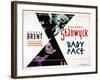 Baby Face, Douglass Dumbrille, Barbara Stanwyck, 1933-null-Framed Photo