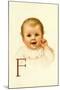 Baby Face F-Dorothy Waugh-Mounted Art Print
