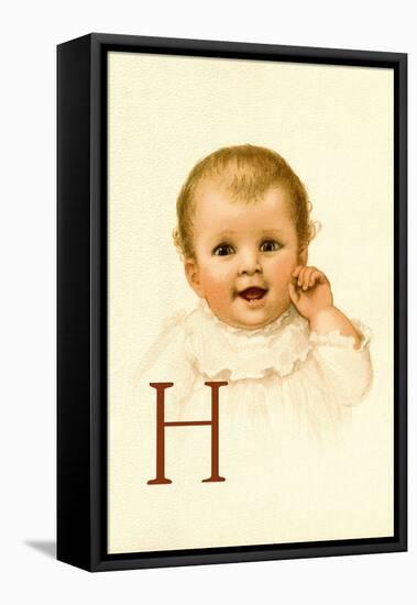 Baby Face H-Ida Waugh-Framed Stretched Canvas