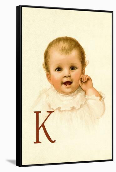 Baby Face K-Ida Waugh-Framed Stretched Canvas