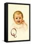 Baby Face Q-Ida Waugh-Framed Stretched Canvas