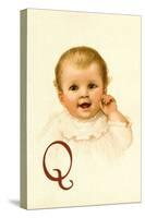 Baby Face Q-Ida Waugh-Stretched Canvas