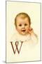 Baby Face W-Dorothy Waugh-Mounted Art Print