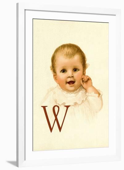 Baby Face W-Dorothy Waugh-Framed Art Print