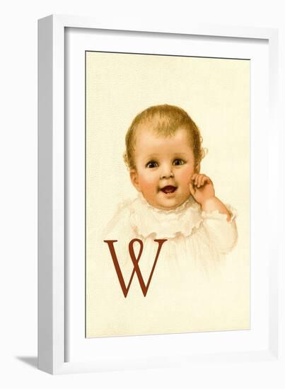 Baby Face W-Dorothy Waugh-Framed Art Print