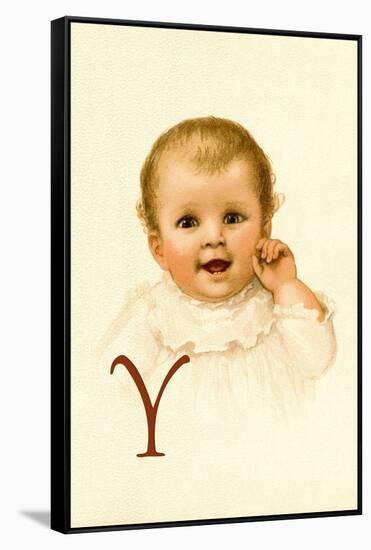 Baby Face Y-Ida Waugh-Framed Stretched Canvas