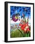 Baby Fairy in a Flower-Jesus Blasco-Framed Giclee Print