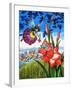 Baby Fairy in a Flower-Jesus Blasco-Framed Giclee Print