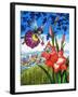 Baby Fairy in a Flower-Jesus Blasco-Framed Giclee Print